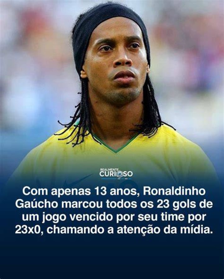 Ronaldinho Ga&uacute;cho e os motivos que ajudam a explicar por que 80 dos
