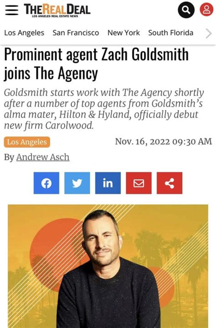 The Team &mdash; ZACH GOLDSMITH